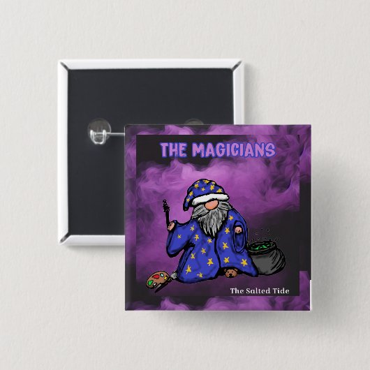 Gesalzene Magier-Schaltfläche Button (Vorne & Hinten)