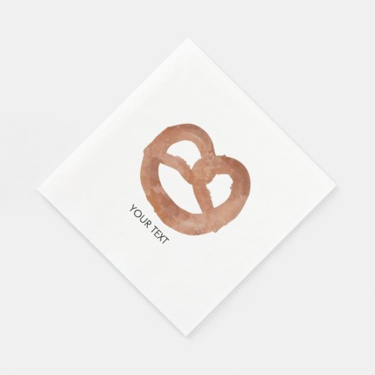 Gesalzener, stumpfer, benutzerdefinierter Text Serviette (Ecke)