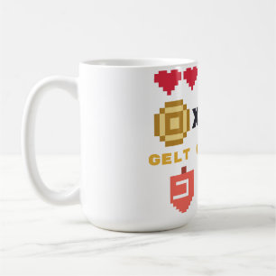 Gesammeltes Geld: 999 Hanukkah Gamer Jüdischer Bec Kaffeetasse
