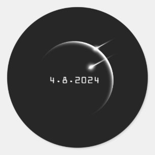 Gesamt 4.08.2024 Gesamtsolarausstoß 2024-Familie Runder Aufkleber