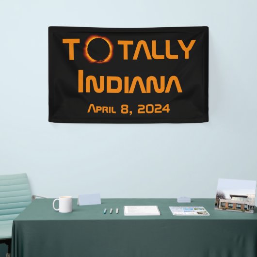 Gesamt Indiana 2024 Solar Eclipse Banner (Messeveranstaltung)