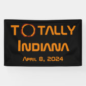Gesamt Indiana 2024 Solar Eclipse Banner (Horizontal)