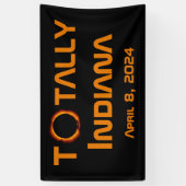 Gesamt Indiana 2024 Solar Eclipse Banner (Vertikal)
