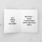 "GESAMT ITALIENISCHE BIRTHTAGGREETINGS" KARTE (Innenseite)