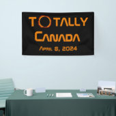 Gesamt Kanada 2024 Solar Eclipse Banner (Messeveranstaltung)