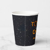 Gesamt Kanada 2024 Solar Eclipse Pappbecher (Rechts)