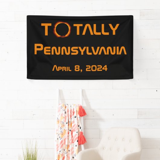 Gesamt Pennsylvania 2024 Solar Eclipse Banner (Insitu)