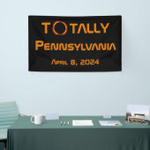 Gesamt Pennsylvania 2024 Solar Eclipse Banner (Messeveranstaltung)