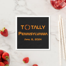 Gesamt Pennsylvania 2024 Solar Eclipse Serviette
