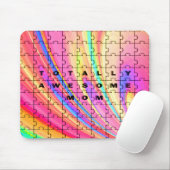 Gesamt Phantastische Mama Rosa Swirl Puzzle Design Mousepad (Mit Mouse)