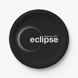 Gesamt Solar 2017 Eclipse Pappteller