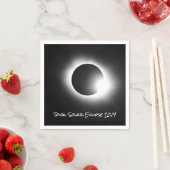 Gesamt Solar 2017 Eclipse Serviette (Beispiel)