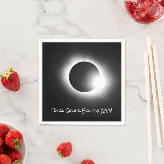 Gesamt Solar 2017 Eclipse Serviette (Beispiel)