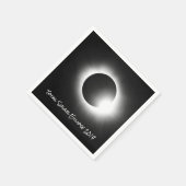 Gesamt Solar 2017 Eclipse Serviette (Ecke)