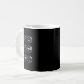 Gesamt Solar Eclipse 04.08.2024 Albern Faces Fun B Kaffeetasse (Vorderseite Links)