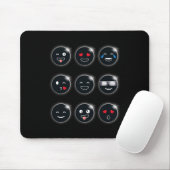 Gesamt Solar Eclipse 04.08.2024 Albern Faces Fun B Mousepad (Mit Mouse)