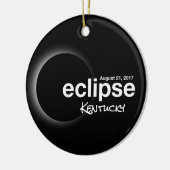 Gesamt Solar Eclipse 2017 - Kentucky Keramik Ornament (Links)