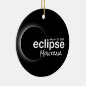Gesamt Solar Eclipse 2017 - Montana Keramikornament (Rechts)
