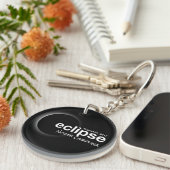 Gesamt Solar Eclipse 2017 - North Carolina Schlüsselanhänger (Vorderseite rechts)