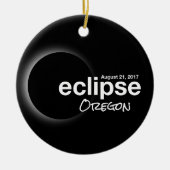 Gesamt Solar Eclipse 2017 - Oregon Keramikornament (Vorne)