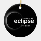 Gesamt Solar Eclipse 2017 - Tennessee Keramikornament (Vorne)