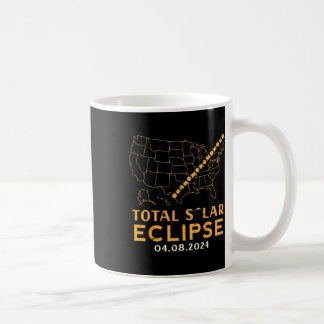 Gesamt Solar Eclipse 2024 April 8 Männer Frauen Ki Kaffeetasse