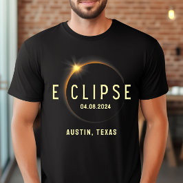 Gesamt Solar Eclipse 2024 April 8 Name des benutze T-Shirt
