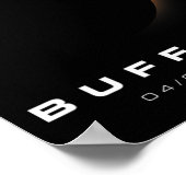 Gesamt Solar Eclipse 2024 - Buffalo Solar Eclipse Poster (Ecke)