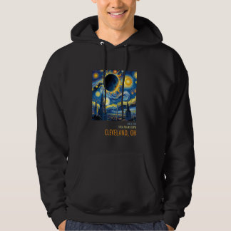 Gesamt Solar Eclipse 2024 Cleveland, OH Hoodie