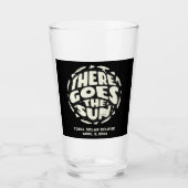 Gesamt Solar Eclipse 2024 Es geht um die Sonne Glas (Vorderseite)