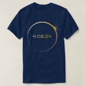 Gesamt Solar Eclipse 2024 Insgesamt 04 08 24 TShir T-Shirt (Design vorne)