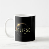Gesamt Solar-Eclipse 2024 Männer Frauen Kinder Kaffeetasse (Links)