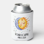 Gesamt Solar-Eclipse 2024 Niedliche Solar-Eclipse- Dosenkühler (Kanne Vorderseite)