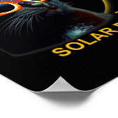 Gesamt Solar-Eclipse 2024 Niedliche Solar-Eclipse- Poster (Ecke)
