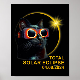 Gesamt Solar-Eclipse 2024 Niedliche Solar-Eclipse- Poster