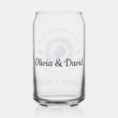 Gesamt Solar Eclipse 2024 Schwangerschaftsankündig Dosenglas (Rückseite)