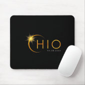 Gesamt Solar Eclipse 2024 Staat Ohio Totality Apri Mousepad (Mit Mouse)