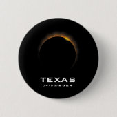 Gesamt Solar Eclipse 2024 Texas Button (Vorderseite)