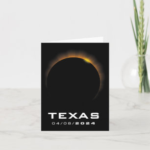 Gesamt Solar Eclipse 2024 Texas Karte