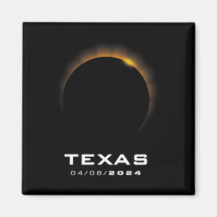 Gesamt Solar Eclipse 2024 Texas Magnet