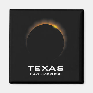 Gesamt Solar Eclipse 2024 Texas Magnet