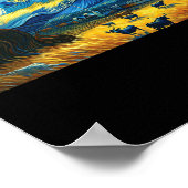 Gesamt Solar Eclipse 2024 Texas Poster (Ecke)