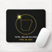Gesamt Solar Eclipse 2024 The Arkansas Tour Totali Mousepad (Mit Mouse)