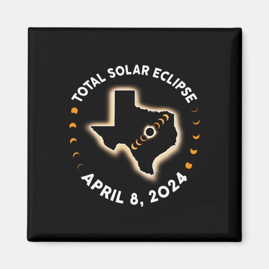 Gesamt Solar Eclipse 2024 Totality 8 April 2024 Am Magnet (Vorne)
