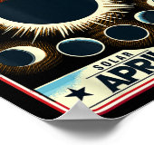 Gesamt Solar Eclipse 2024 Totality Funny Total Ecl Poster (Ecke)