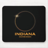Gesamt Solar Eclipse 2024 Totality Indiana Mousepad (Vorne)