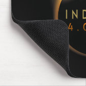 Gesamt Solar Eclipse 2024 Totality Indiana Mousepad (Ecke)