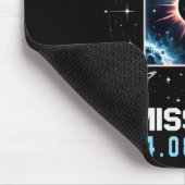 Gesamt Solar Eclipse 8. April 2024 Missouri Totali Mousepad (Ecke)