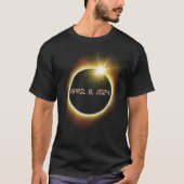 Gesamt Solar Eclipse 8. April 2024 Totality Eclips T-Shirt (Vorderseite)