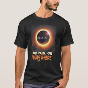 Gesamt Solar Eclipse Akron Ohio OH T-Shirt